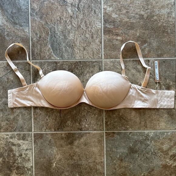 Skims Ultimate Collection Push Up Strapless Bra Sand Size 34DDD - Picture 2 of 7